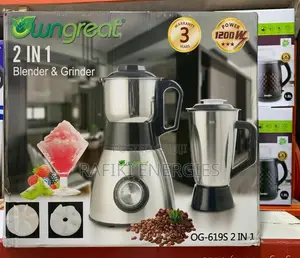 Owngreat 2 in 1 Metallic Blender