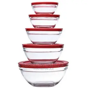 5pcs Glass Bowl Set