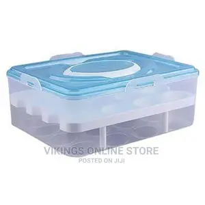 Plastic Egg Box Refrigerator 32 Grid Egg Container