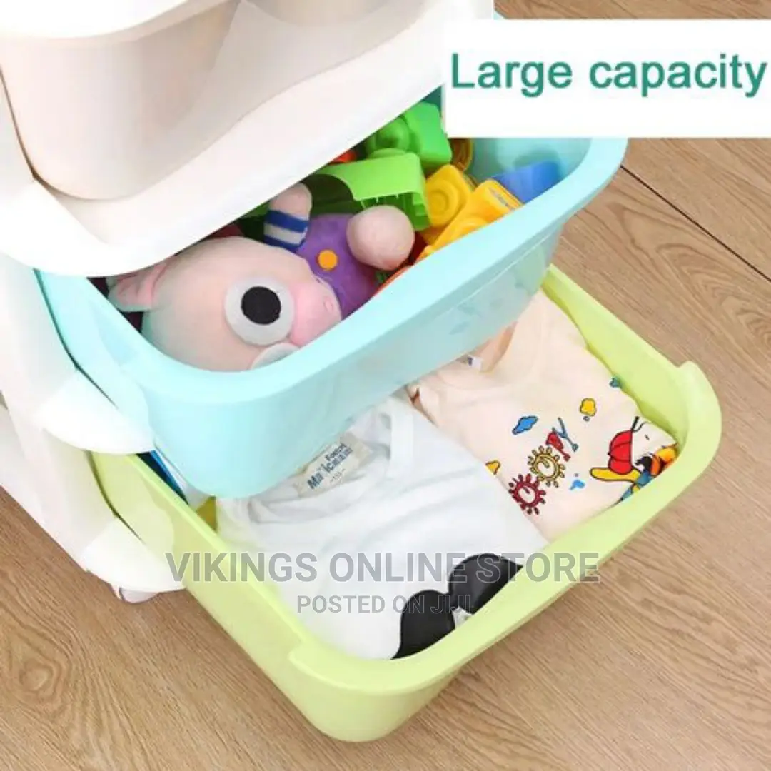 5 Tier Modern Plastic Laundry Basket