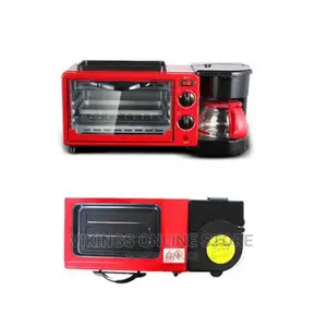 Hoffmans 3 in 1 Home Breakfast Machine Maker,Frying Pan