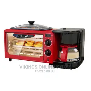 Hoffmans 3 in 1 Home Breakfast Machine Maker,Frying Pan