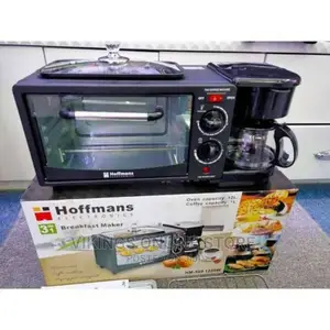 Hoffmans 3 in 1 Home Breakfast Machine Maker,Frying Pan