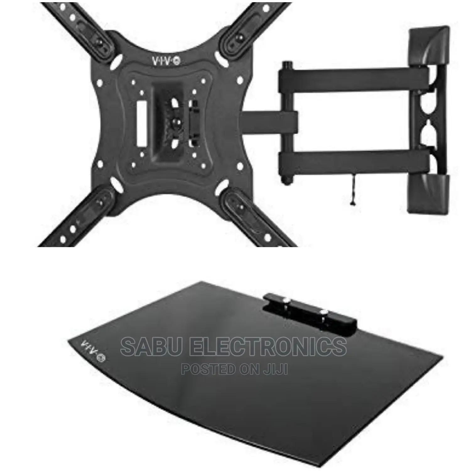 Pack Of Rotating TV Mount 14" To 55" +DVD/Decoder Mount