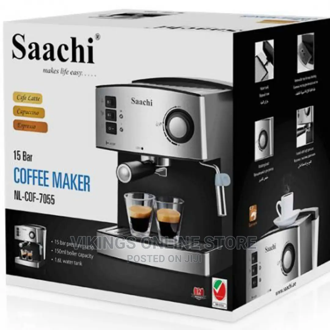 Saachi 15 Bar Coffee Maker All in 1- NL-COF-7055-