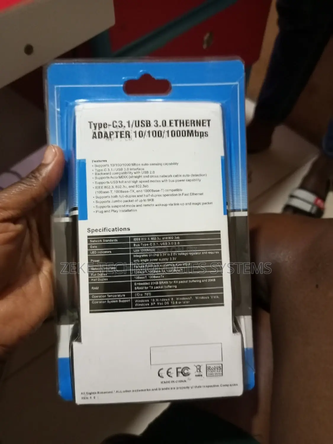 Type -C3.1/Usb 3.0 Ethernet
