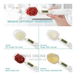 Measuring Spoon Adjustable Digital Weighing Scale 1-500g