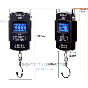 Weiheng Portable Electronic Weighing Scale - Black