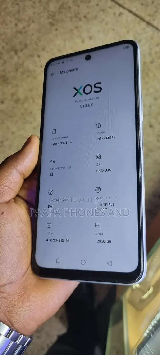 Infinix Note 12i 128 GB White