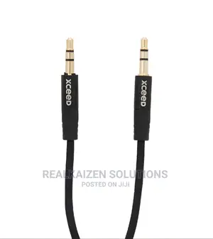 XCEED Talk BLACK High Quality 3.5mm Aux Cable 1 Meter