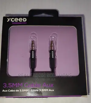 XCEED Talk BLACK High Quality 3.5mm Aux Cable 1 Meter