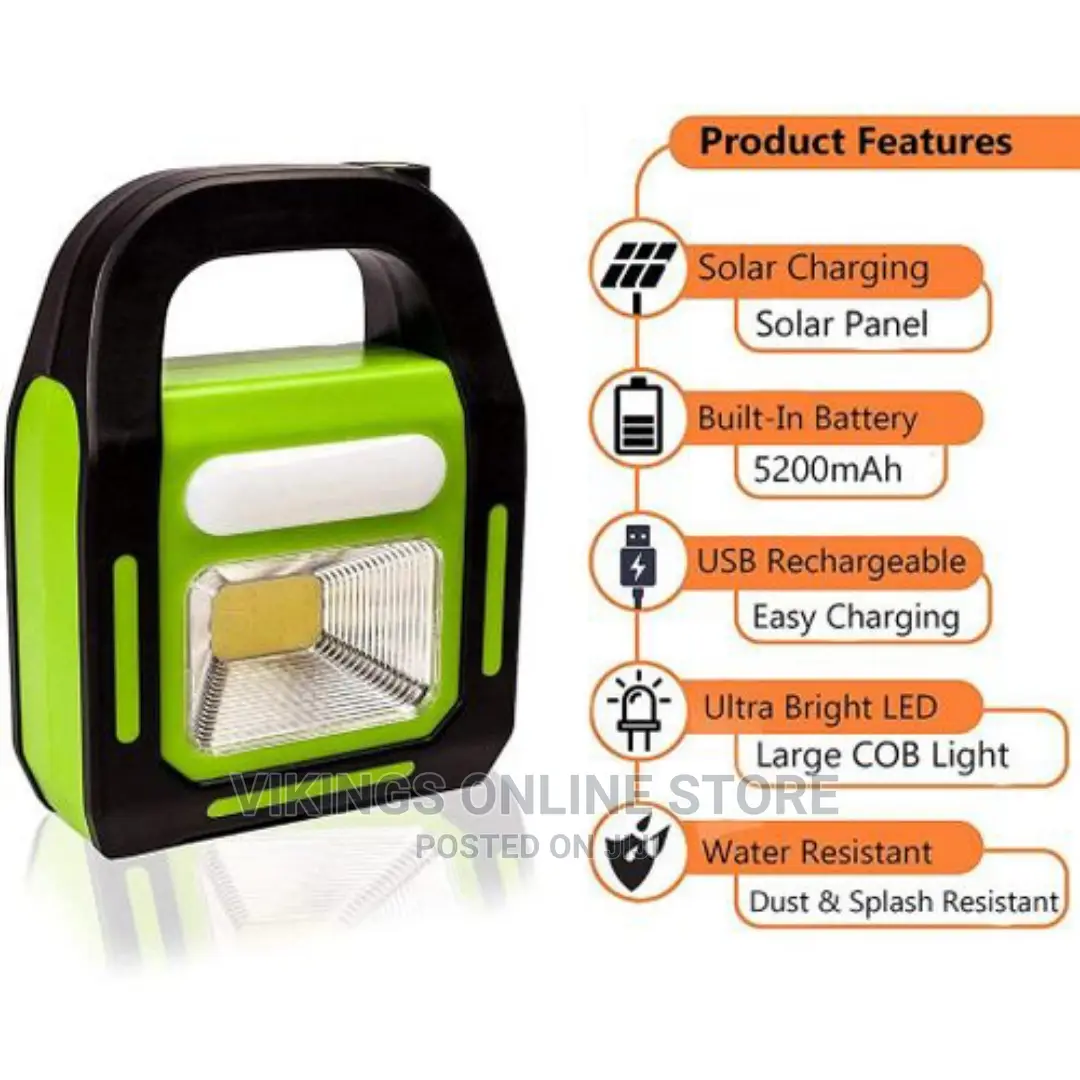 Solar And Rechargeable LED Flood Light -