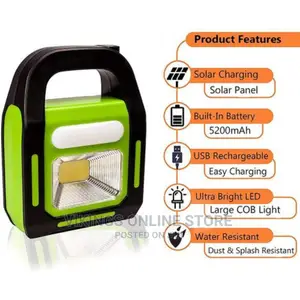 Solar And Rechargeable LED Flood Light -