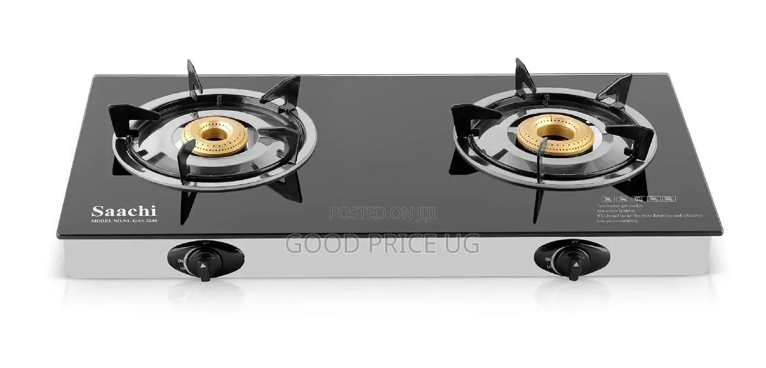 Saachi Double Gas Plate
