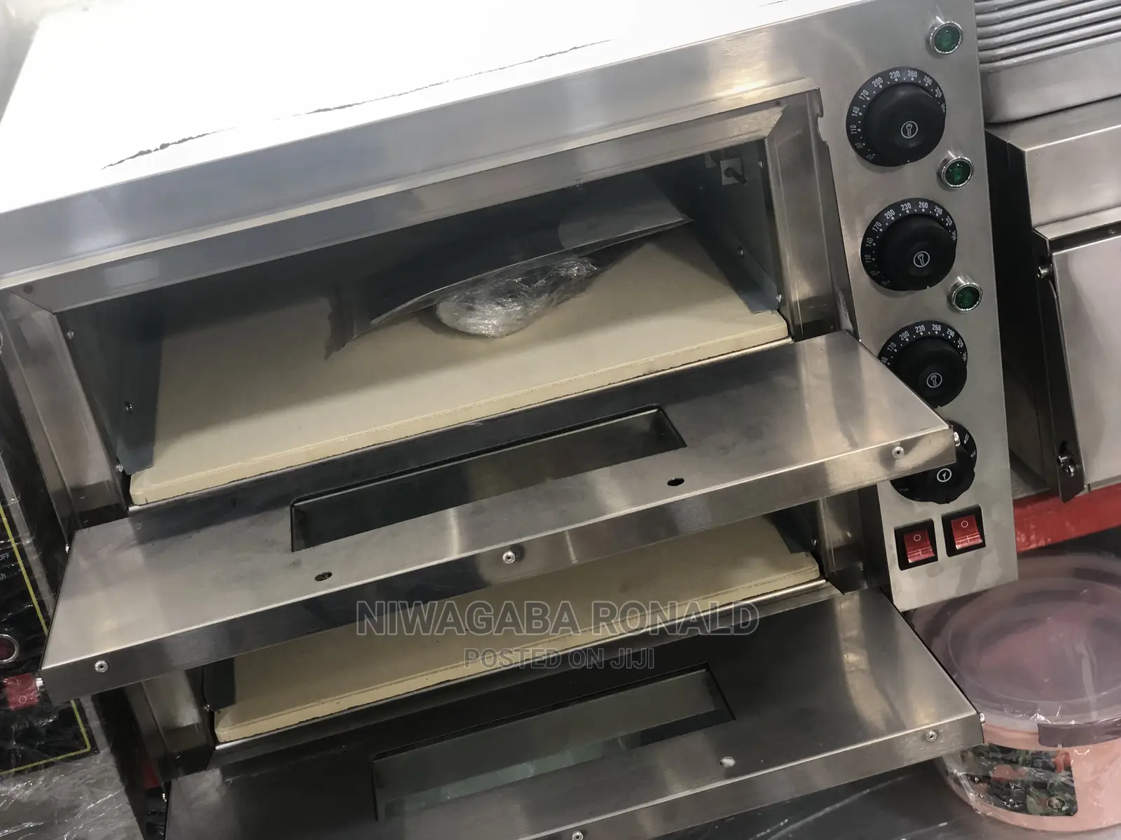 Commercial Double Pizza Oven