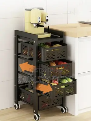 4 Layer Kitchen Rotating Rack