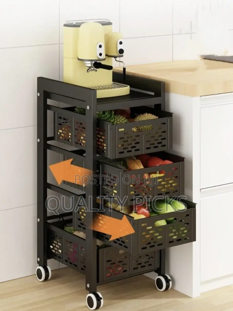 4 Layer Kitchen Rotating Rack