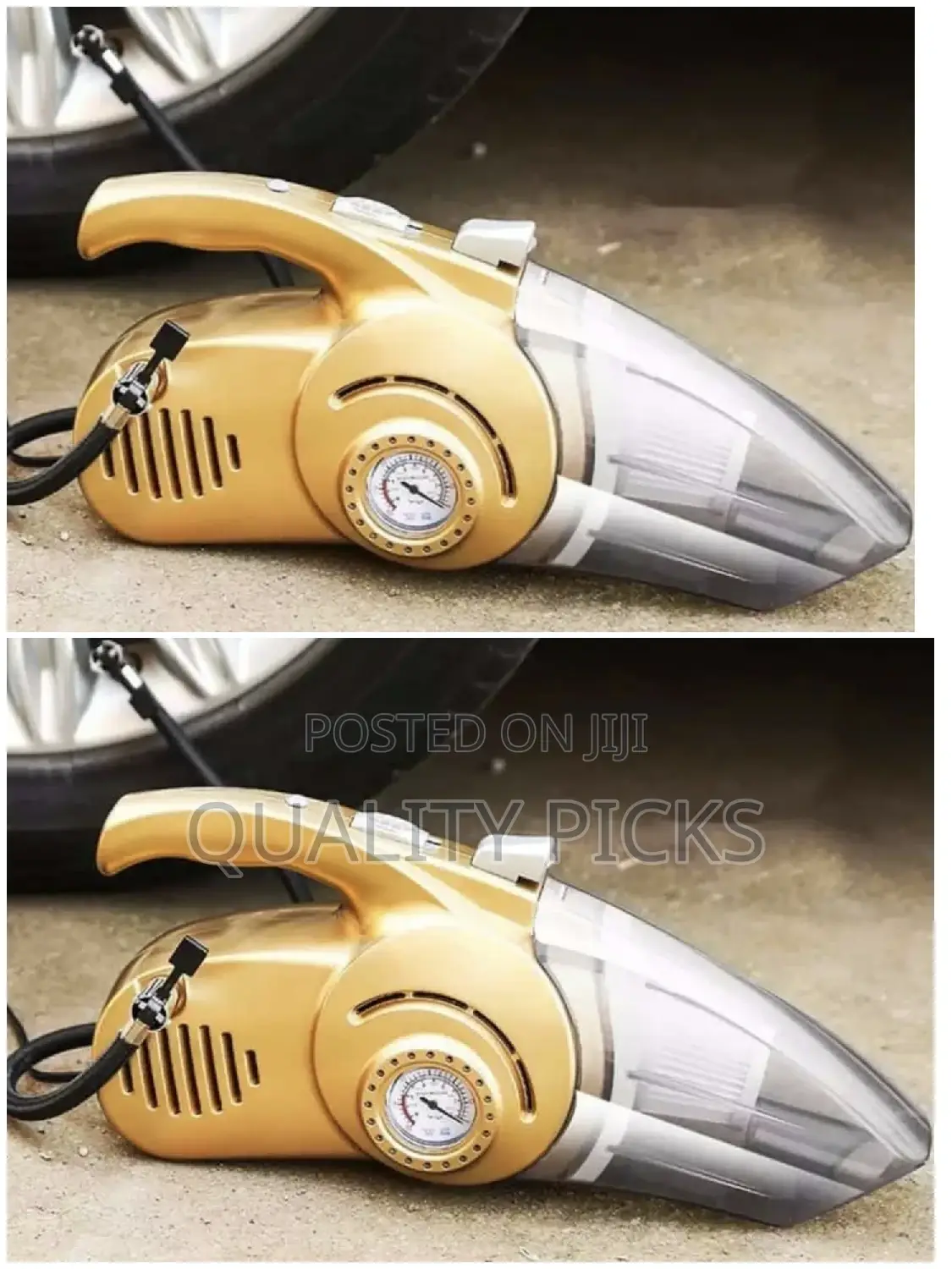 Car Vacuum Cleaner Golden