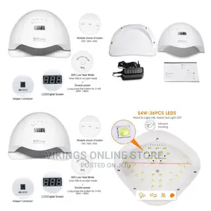 UV LED Lamp for Nails Dryer 54W .