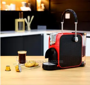 GEEPAS 0.65L Quick Brew Capsule Coffee Machine 1145W