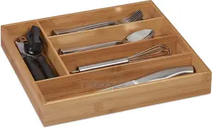 Wooden Drawer Cutlery Organiser