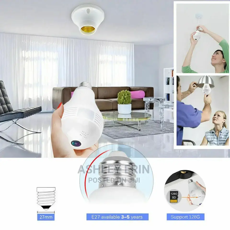 Smart Wireless Bulb Camera