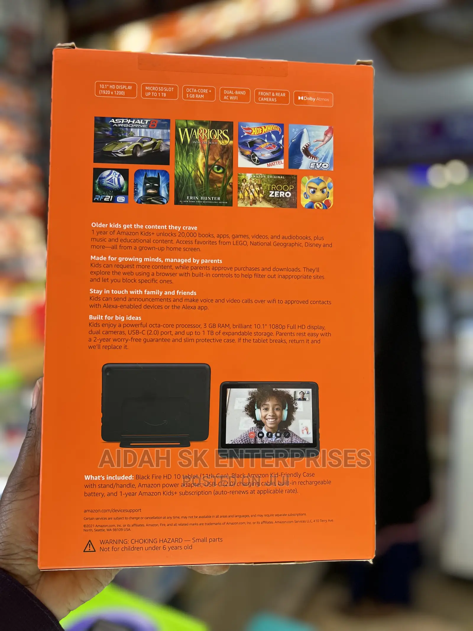 New Amazon Fire HD 10 Kids Pro 32 GB Black