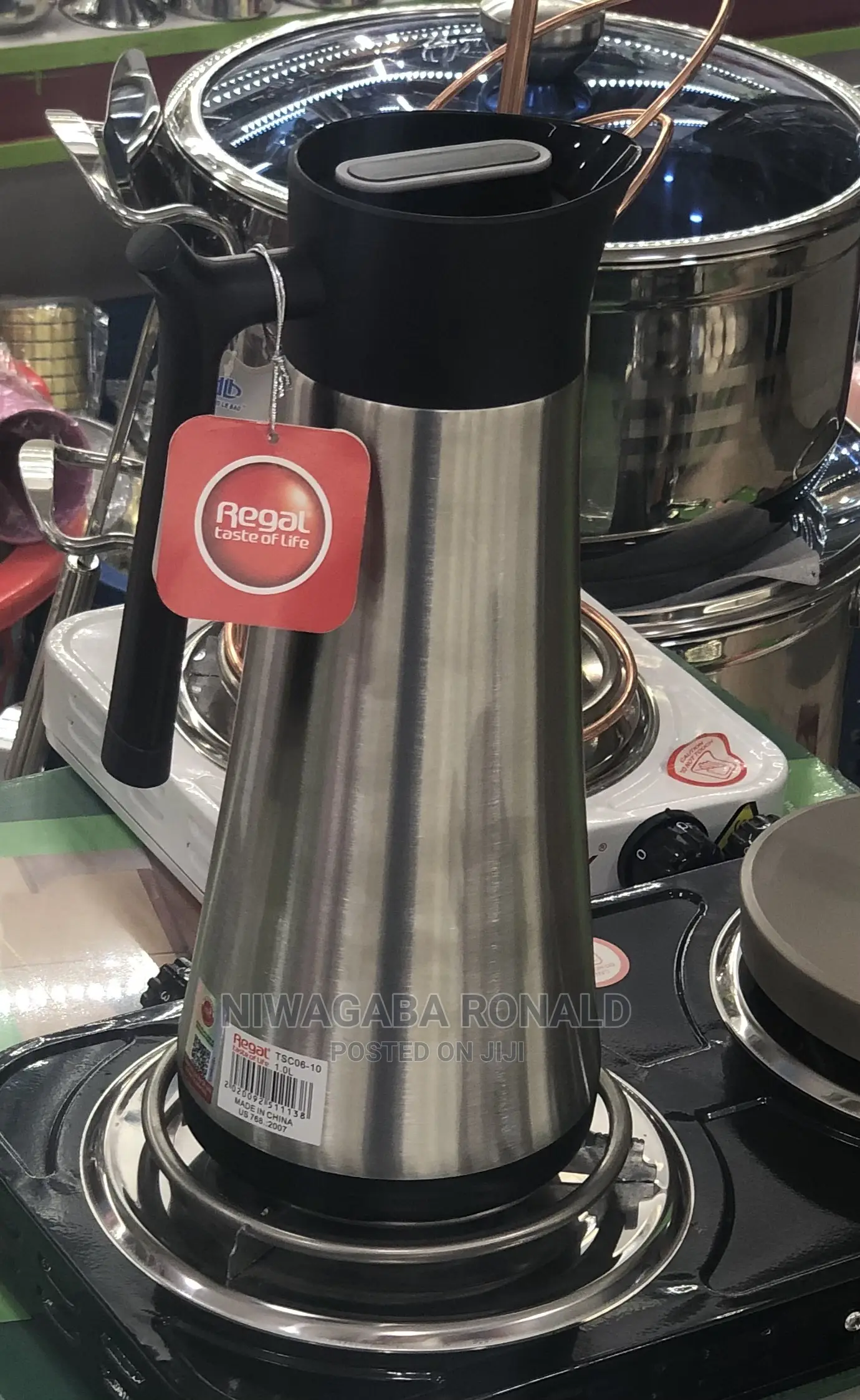 1.0L Regal Flask Silver