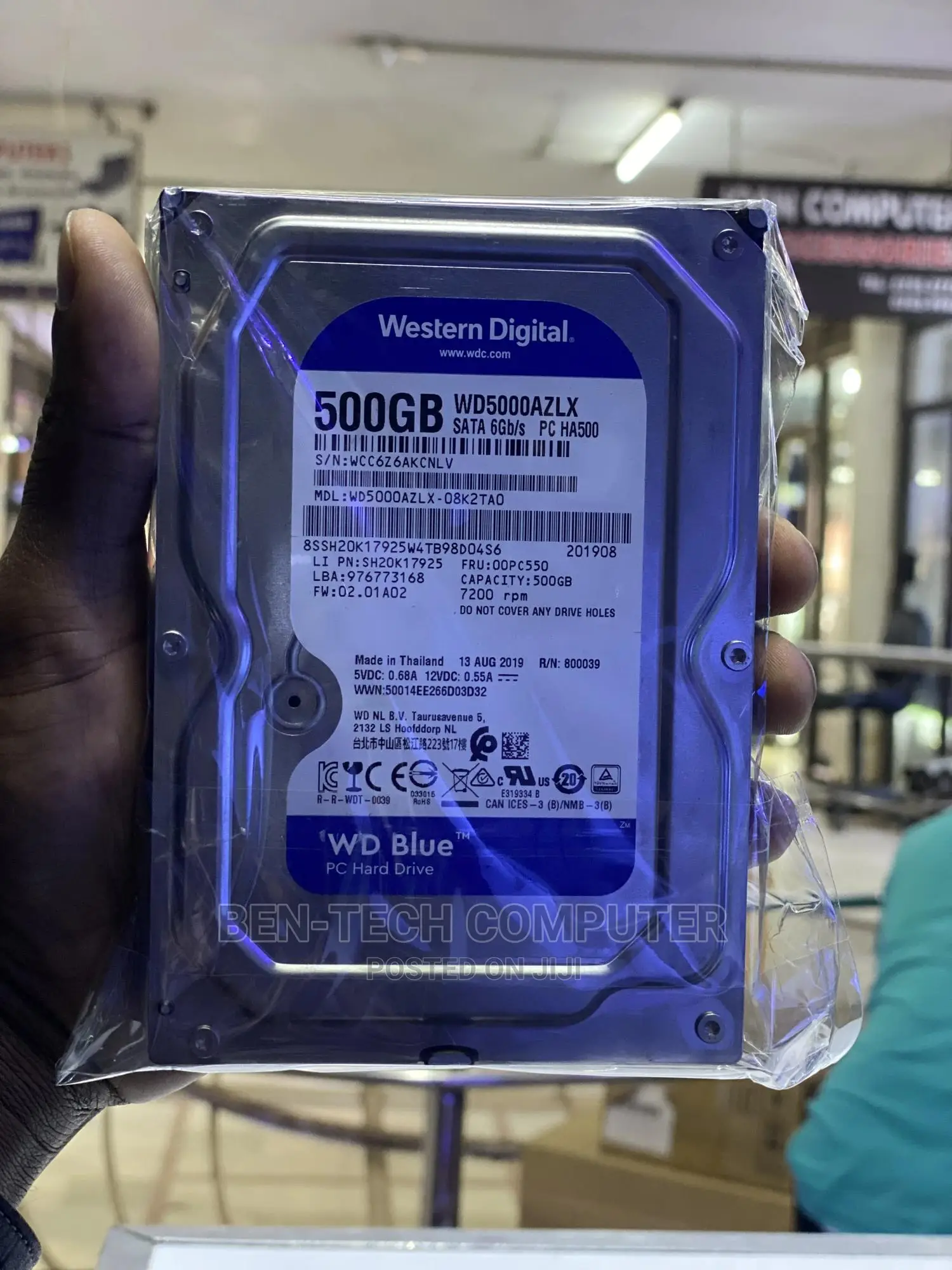 500gb Hdd Sata (Hard Disk)