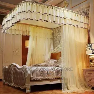 Two Stand Rail Mosquito Net - Cream