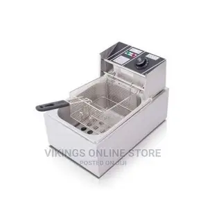 Durable Commercial Single Deep Fryer, 6 Liters -