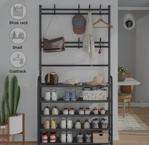 Metallic Shoe Rack