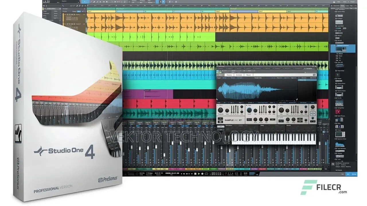 Presonus Studio One 4-6 Professional for Mac and Windows