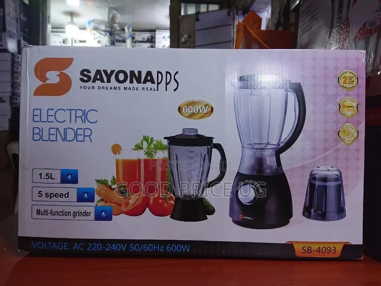 Sayonapps Electric Blender
