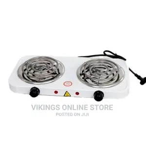 Double Burner Electric Coil Hot Plate -