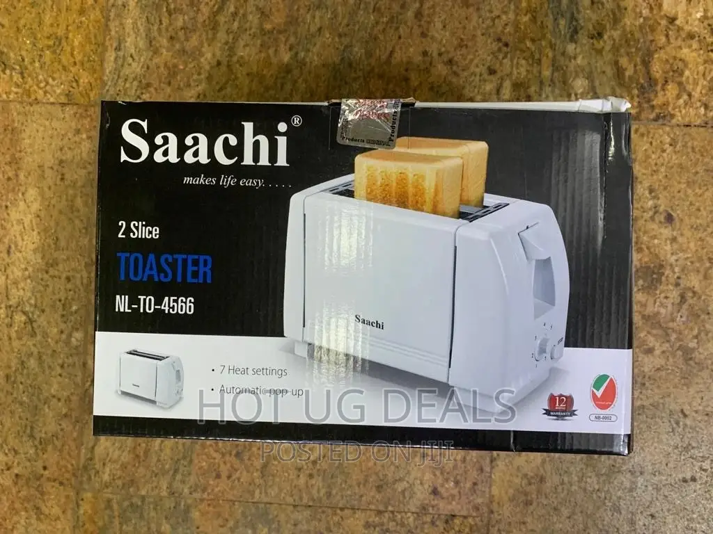 2 Slice Electric Bread Toaster -Saachi
