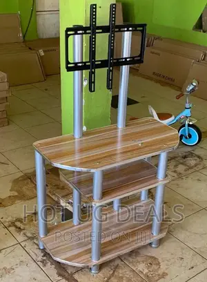 Wooden Tv Stand _ Brown