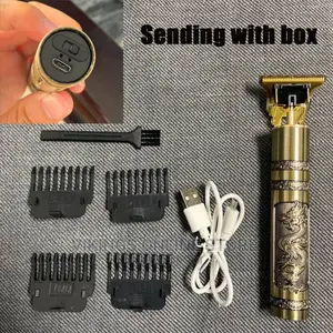 Dragon Monster Rechargeable Metal Hair Clipper Gold