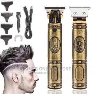 Vintage T9 Rechargeable Hair Shaving Machine- Golden