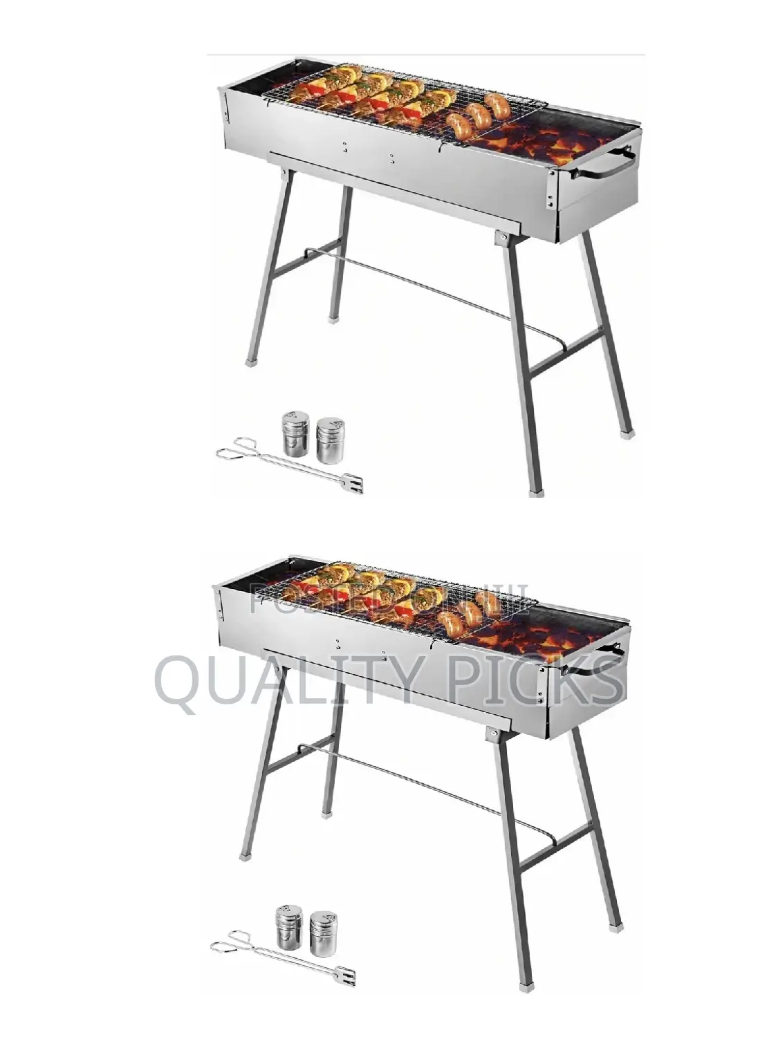 Outside Cook BBQ Grill