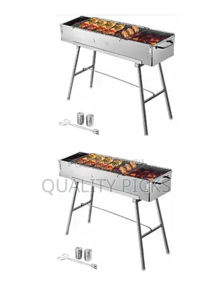 Outside Cook BBQ Grill