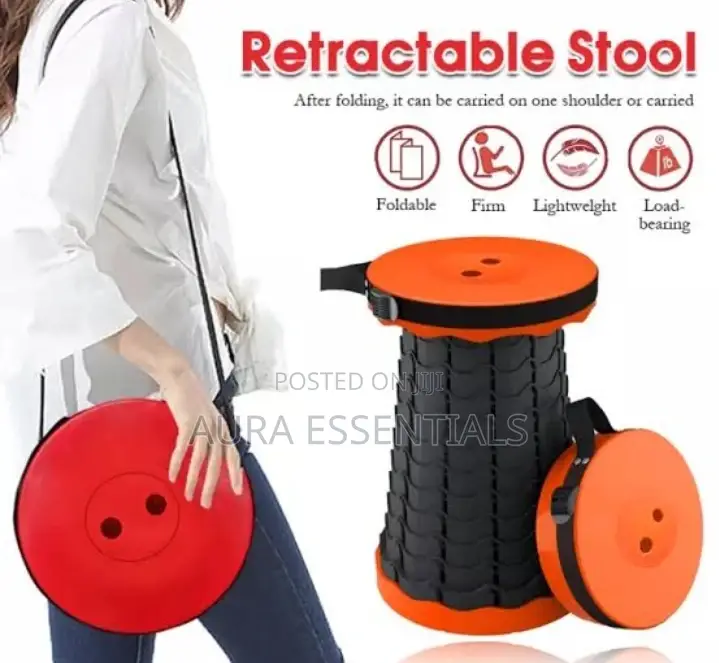 Portable Telescopic Folding Camping Stool