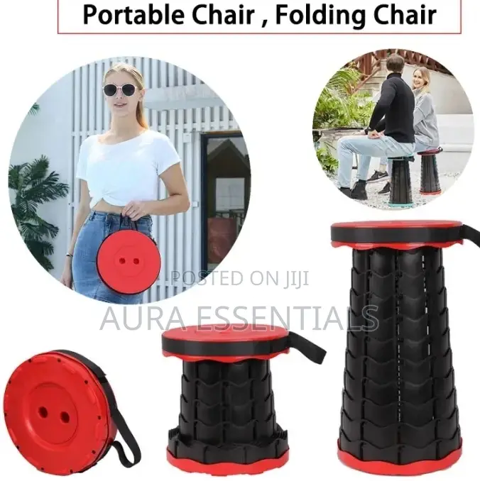 Portable Telescopic Folding Camping Stool