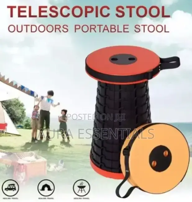 Portable Telescopic Folding Camping Stool