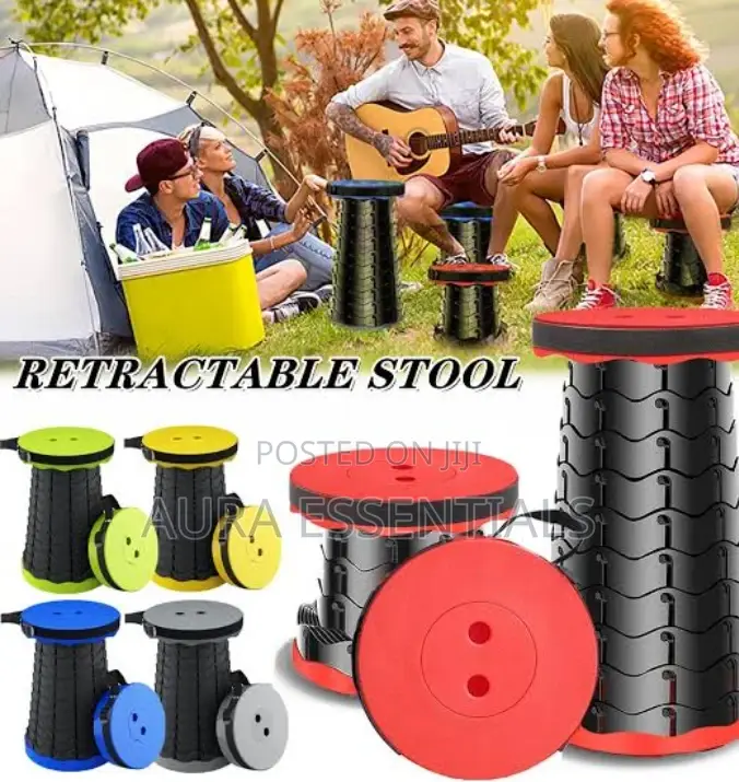 Portable Telescopic Folding Camping Stool