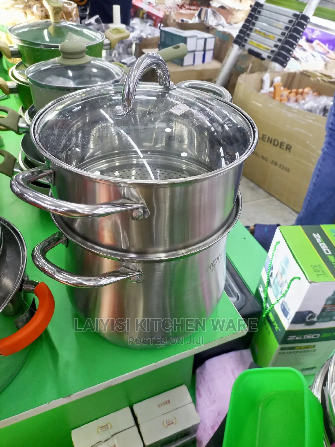 Heavy Cooking and Serving Steamer Saucepans