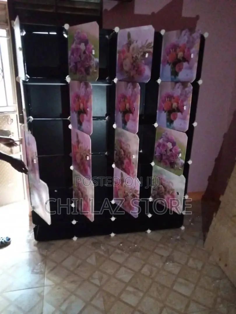 4column Shoe Rack Double Shoe Racks (Red Printed)