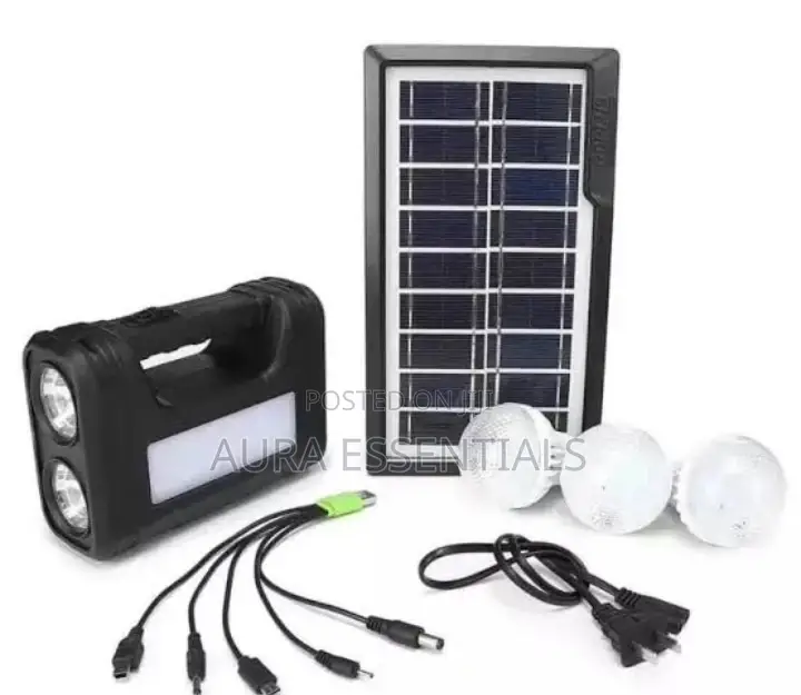 Multifunction Solar Lighting System and Power Bank
