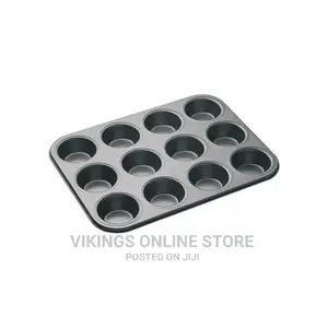 12-Hole Long Life,Cupcake Baking Tray /Oven Tray Pan