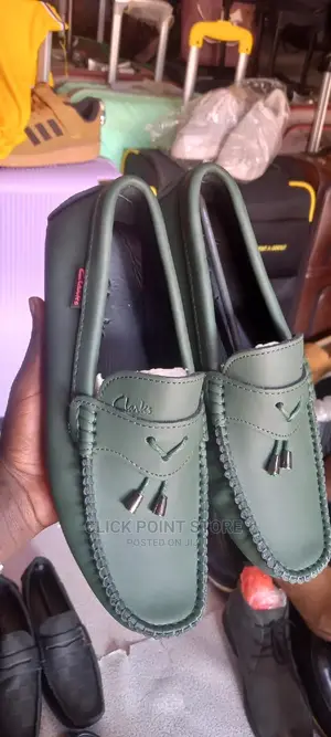 Clarks Moccasins / Green Moccasins